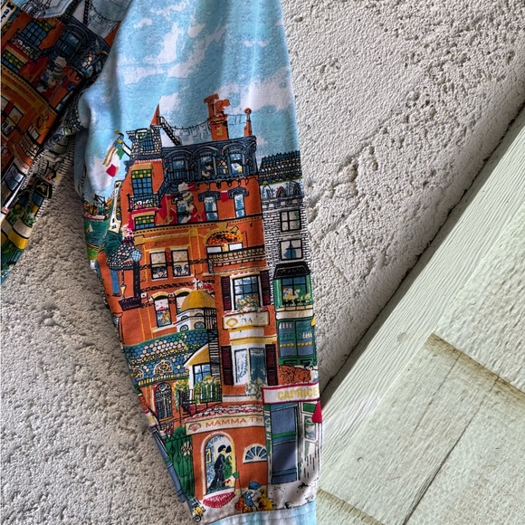 Colorful Cityscape Jean Jacket - Picture 4 of 6